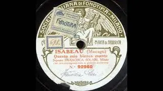 Questo mio bianco manto (Francisca Solari)