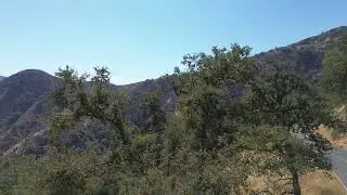 Drone Video of Moro Rock From Generals Highway in Sequoia National Park
