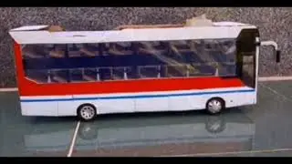 Tổng hợp | Mô Hình Xe Khách Bằng Giấy