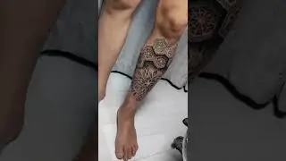 tattoo stencil dotwork full leg #tattoo #tattooartist #tattooidea #digitalart #fulllegtattoo #design