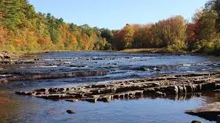 Ausable River, Adirandack Mountains, in Autumn