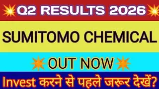 Sumitomo Chemical Q2 Results 2025 🔴 Sumitomo Q2 Result 🔴 Sumitomo Chemical Share News 🔴Sumitomo News