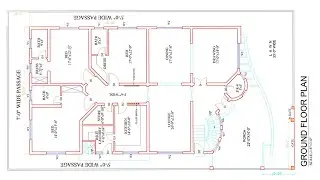 Ground + First Floor Plan of 30 x 75 ft - Best House plan of 2020