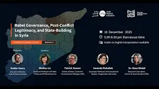Rebel Governance, Post-Conflict Legitimacy, and State-Building in Syria