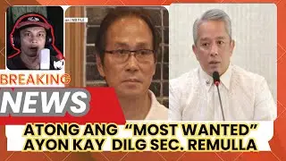 MOST WANTED NA SI MR. ATONG ANG AYON KAY DILG SEC REMULLA  -RMGnewsTV