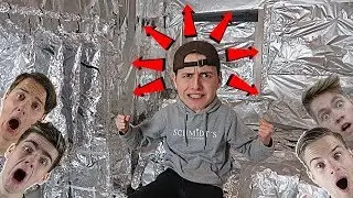 FYLDER OSKAR'S VÆRELSE MED SØLV PAPIR - PRANK m. Gutterne