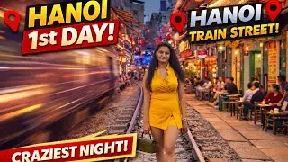 Hanoi Day 1 🇻🇳 | Temple of Literature, Hoan Kiem Lake & Train Street Night  