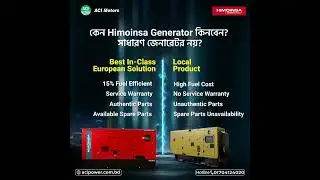 HIMOINSA - Efficient European Solution | Available Ratings: 13 KVA - 3000 KVA | ACI Motors Ltd.