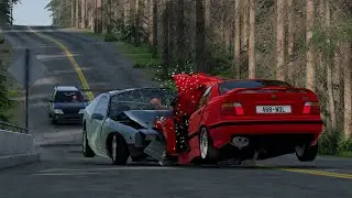 Fatal Car Crashes #2 - BeamNG Realistic Soft Body Physics