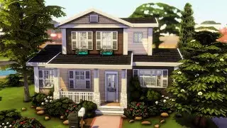 Уютный дом для начинающих 🏡 The Sims 4 Быстрая постройка | Без CC
