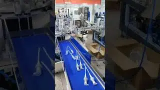 Assembling machine for spray pump caps production  #cleanerfillingmachine #machine #cnc #automation