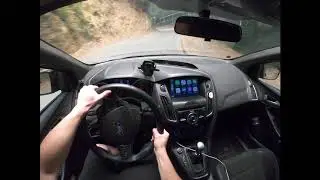 Ford Focus RS tight downhill backroad POV!