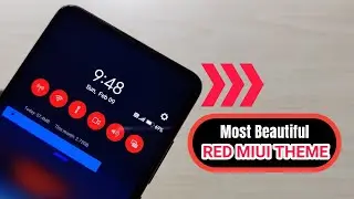 No.1 RED Theme for MIUI 11 | miui 11 themes