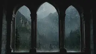 Peaceful Piano and Gentle Rain Ambience for Sleeping Relaxing and Meditation