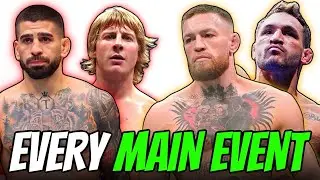 Прогнозирование всех главных событий UFC 2026 года