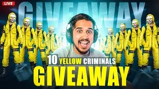 Free Fire 14M  Special Live With AmitBhai || 10 Yellow Criminal Giveaway || Desi Gamers