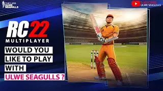 Play With Ulwe Seagulls | Real Cricket 22 Rank Mode Multiplayer @CricketAakash commentary