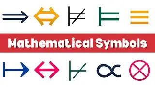 50 Mathematical Symbols with Image in English l 50 Math Symbols l English Vocabulary l Part 2