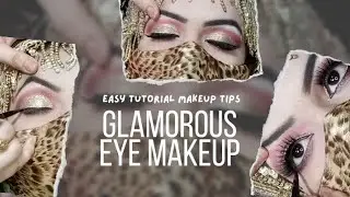 Glamorous Eye Makeup  || Complete Tutorial  || Pink Rose Beauty saloon  || NAZJON #youtubeshorts
