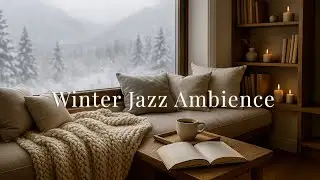 Cozy Winter Jazz Ambience (Live) &ndash; Smooth Jazz Music for Relaxation & Focus, Snow and Candlelight