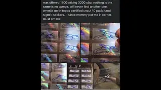 Has Topps Certified AUTO Sheets been Compromised?   A Facebook Group had one for Sale Supposedly