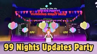 99 Nights Update Party 🌲Very Satisfying ASMR Speedrun x3