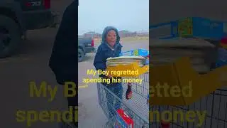 He regretted for spending his money on his siblings
