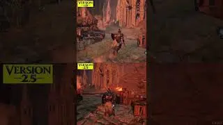Lords of the Fallen 1.0 vs 2.5 Versions PS5 Pro Graphics Comparison