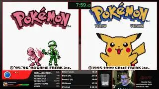 2g1c Pokemon Red/Yellow Speed runs 2:17:48 (Current WR)