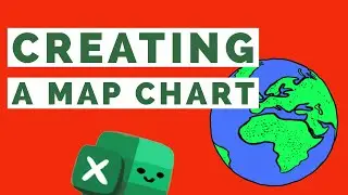 Creating a map chart in Excel