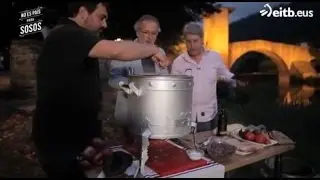 Receta de alubias hechas en 'putxera ferroviaria'