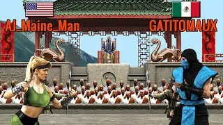 Mortal Kombat - AJ_Maine_Man (USA) VS (MEX) GATITOMAUX [mk] [Fightcade] モータルコンバット [真人快打]