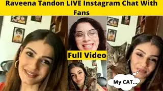 Raveena Tandon LIVE Instagram Chat with Fans | GlobalSpa Magazine Live With Raveena Tandon