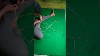 Cara Membuat Layangan Pegon Ceper Minimalis #kreasi #bambu #layangan2024