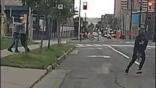 CAUGHT ON CAMERA: Shooters exchange gunfire in Hamilton