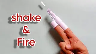 Easy & new paper Finger GUN | NO Rubber Band | 1 Paper | Time to make