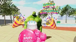 Happy Birthday Hulk celebration in Loss sentosh by Dobaro Gaming l