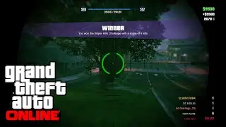 GTA 5 Online: The Sniper Kills Challenge - Freemode Events Update