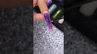 ✨ VIRAL IRIDESCENT GLASS NAILS! Master 2026&rsquo;s 3D Jewel Trend At Home. #structuregel #nails #nailart
