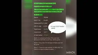 FCI ag3 salary of 2023 #fci #fciag3 #banking #ibps #fcirecruitment2022 #ibpspo #ibpsrrbpo #bank