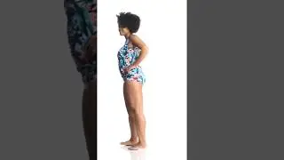 Maxine Plus Size Palmetto Spa Chlorine Resistant Girl Leg One Piece Swimsuit | SwimOutlet.com
