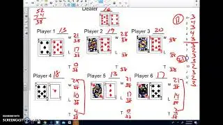 Using Blackjack to show probability