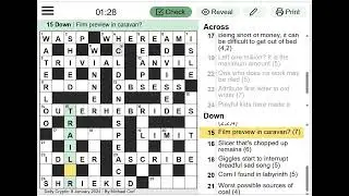 Daily Cryptic Crossword (bestforpuzzles.com) - 8 January, 2026