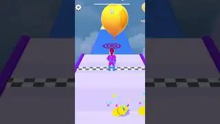 Balloon Pop Runner | All Levels Gameplay (iOS/Android) Mobile Walkthrough #shorts