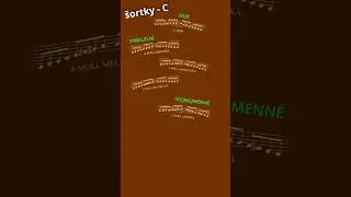 STUPNICOV&Eacute; &Scaron;ORTKY - C - DUROV&Aacute; STUPNICE + PARALELN&Iacute; A STEJNOJMENN&Eacute; MOLLOV&Eacute;