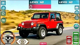 Offroad Jeep Driving Simulator 3D - Luxury SUV 4X4 Prado Stunts Simulator - Android GamePlay