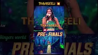 Thavaseeli 🤩 Karutha machan singing🔥 Super singer🔥 Vs Saregamapa Shivani 😍💥 Blast singing🔥
