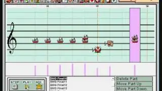 Super Mario Galaxy: Final Battle - Mario Paint Composer