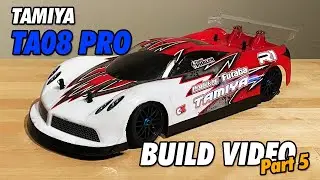 Видео сборки Tamiya TA08 Pro, часть 5