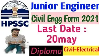 New Vacancy For Diploma|B.tech In Civil Engg|| New Recruitment 2021